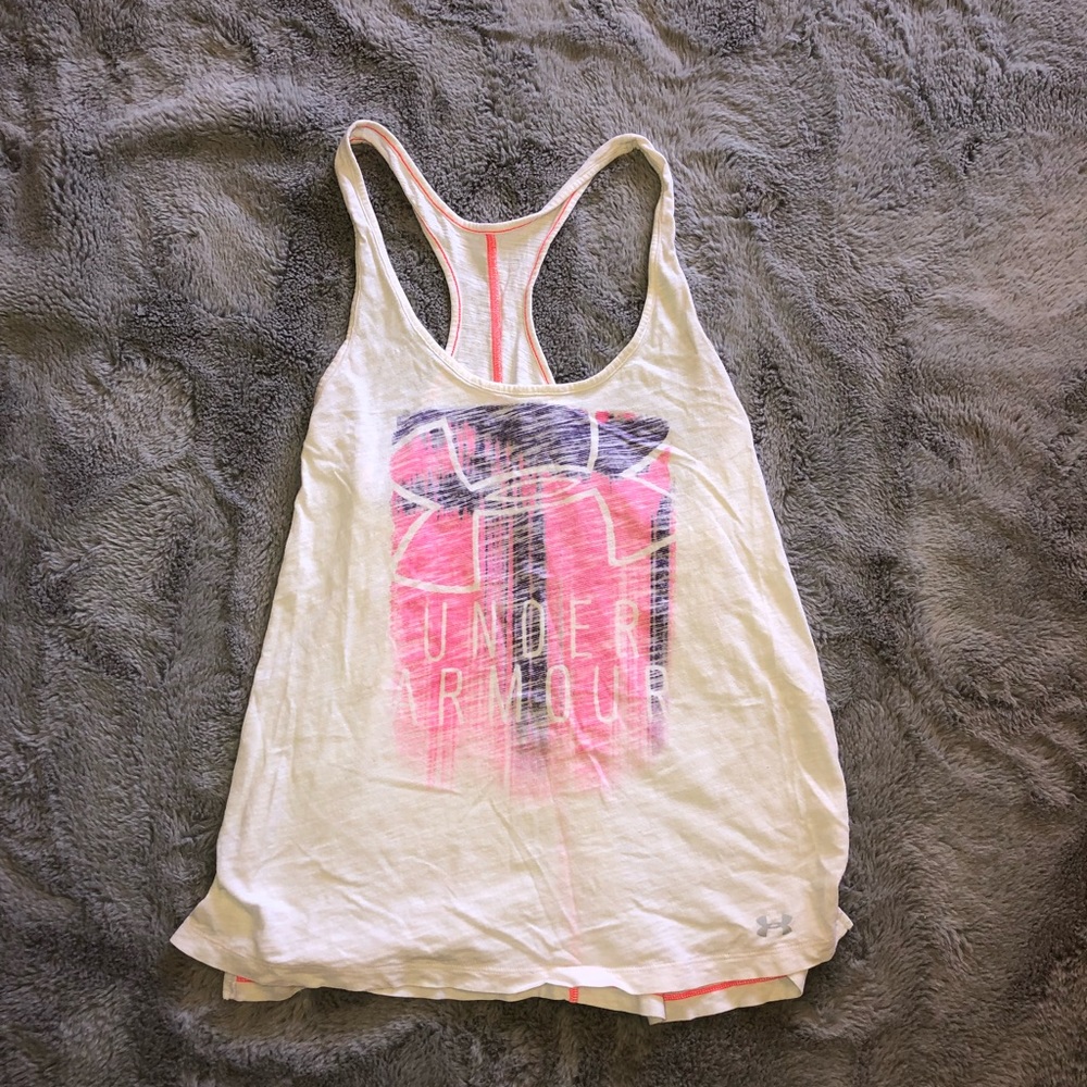 Under Armor tank top.